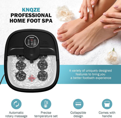 Multifunctional Electric Foot Bath Barrel with Remote Control and Massage (For Elderly, Portable, Household)