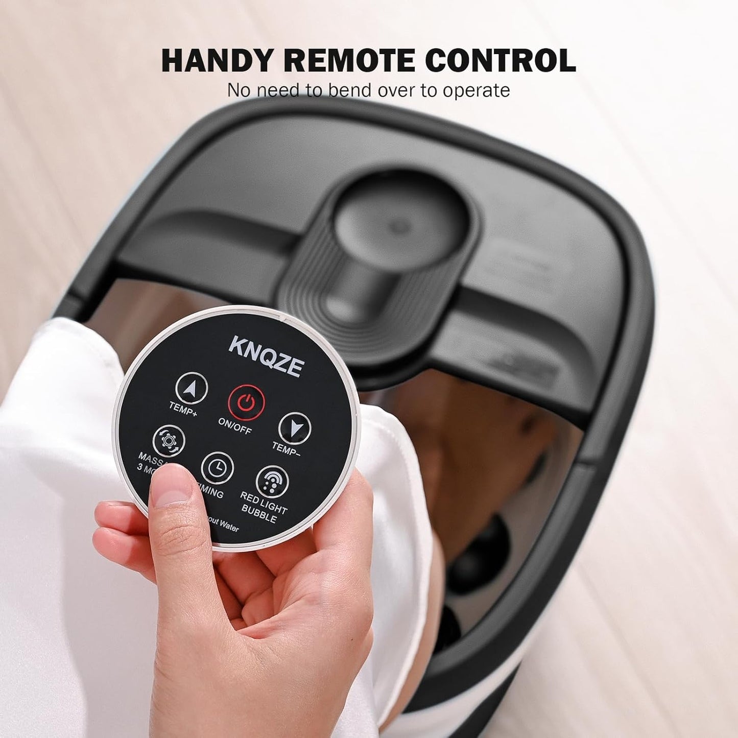 Multifunctional Electric Foot Bath Barrel with Remote Control and Massage (For Elderly, Portable, Household)