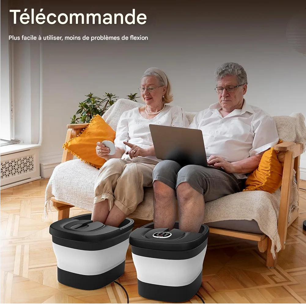 Heated Foot Spa,
Foldable Foot Bath,
Massage Foot Spa,
Collapsible Foot Soaker,
Foot Spa with Heat and Massage,
Portable Foot Spa,
Electric Foot Bath Massager,
HOSPAN FS02A Foot Spa,
Foot Soaking Tub with Heat,
Home Foot Spa Machine,