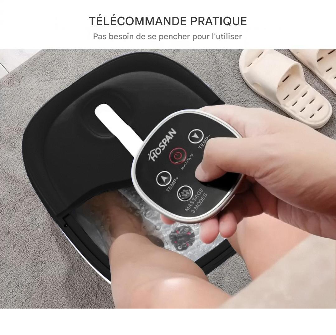 Heated Foot Spa,
Foldable Foot Bath,
Massage Foot Spa,
Collapsible Foot Soaker,
Foot Spa with Heat and Massage,
Portable Foot Spa,
Electric Foot Bath Massager,
HOSPAN FS02A Foot Spa,
Foot Soaking Tub with Heat,
Home Foot Spa Machine,