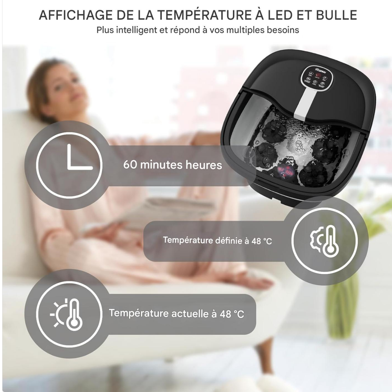 Heated Foot Spa,
Foldable Foot Bath,
Massage Foot Spa,
Collapsible Foot Soaker,
Foot Spa with Heat and Massage,
Portable Foot Spa,
Electric Foot Bath Massager,
HOSPAN FS02A Foot Spa,
Foot Soaking Tub with Heat,
Home Foot Spa Machine,
